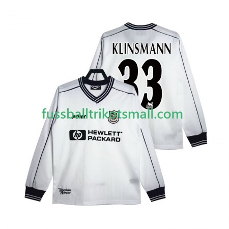 Fußballtrikots Tottenham Hotspur KLINSMANN 33 1999 Retro 1997 Langarm Heimtrikotsatz kaufen